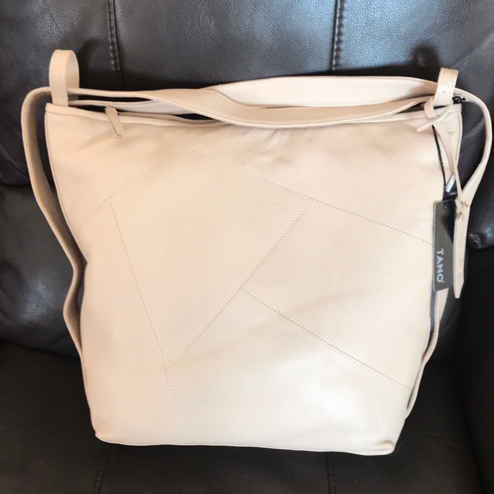 Tano leather oversize hobo bag